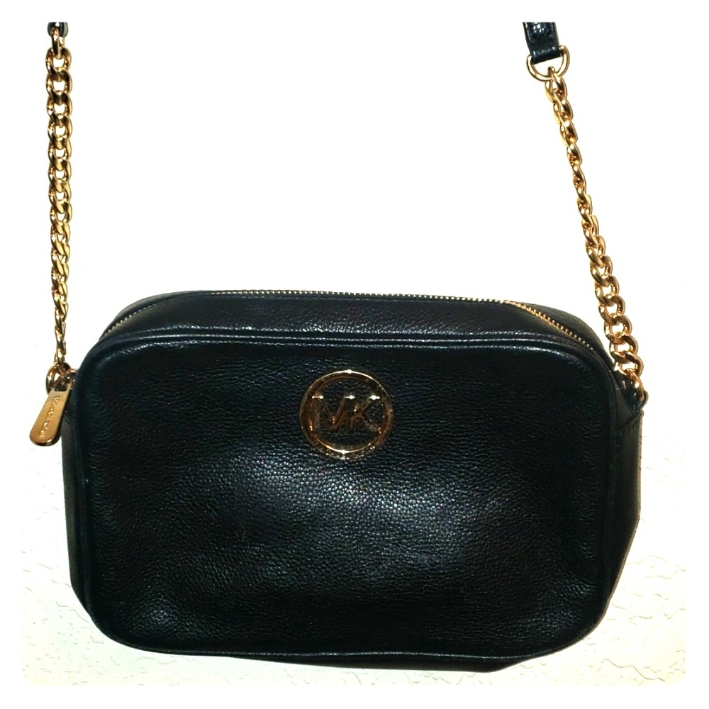 Michael Kors cross body black purse